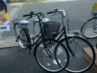 春にむけて自転車増えてます(^^)/